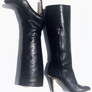 Jimmy Choo leather knee high boots